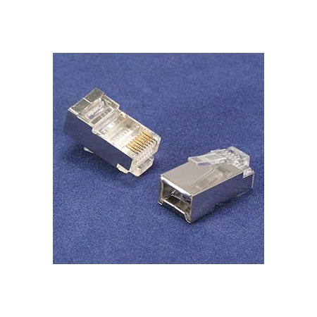 Bestlink Netware RJ45 CAT5e Shielded Plug Solid 50 Micron, 100pk 101210